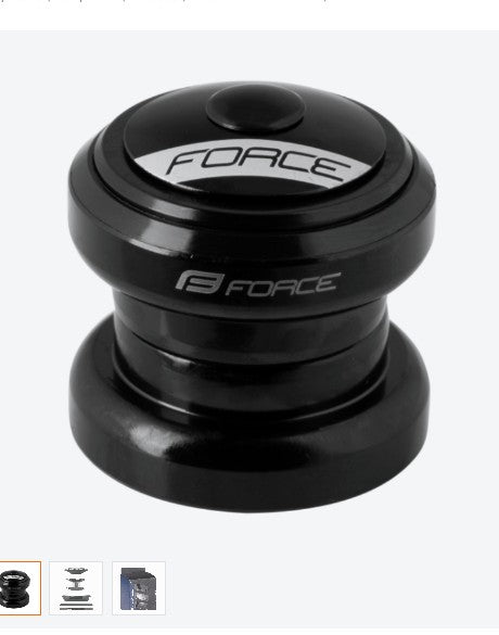FORCE AHEAD HEADSET 1.1/8" BLACK