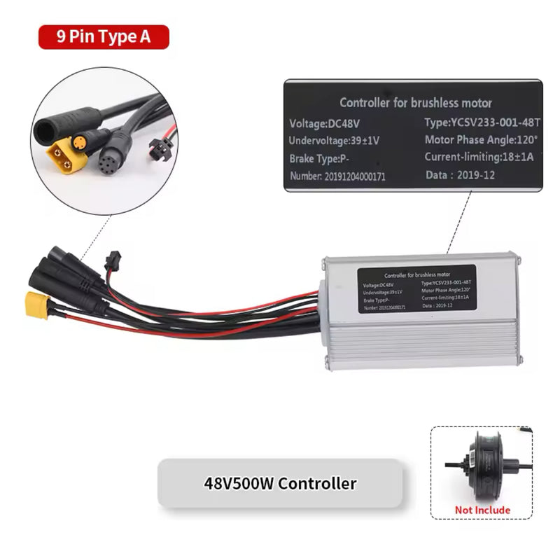 CONTROLLER 48v 500w BAFANG