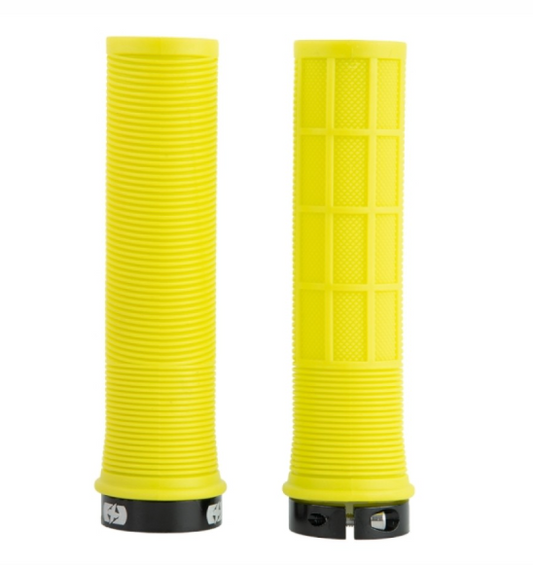 OXFORD DRIVER LOCK ON GRIPS FLOU YELLOW