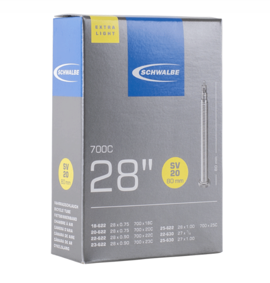 TUBE 700 x 23c (20-622) 80mm - SCHWALBE SV20
